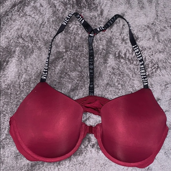 Front clasp maroon red Victoria’s Secret bra - Picture 1 of 4